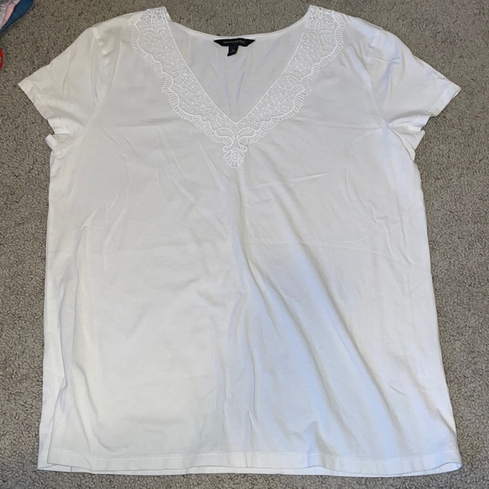 Banana Republic White Blouse T-shirt - like new!